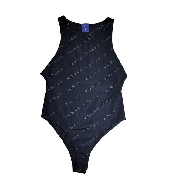 MONAT High Neck Body Suit Black Size Small - Picture 4 of 5